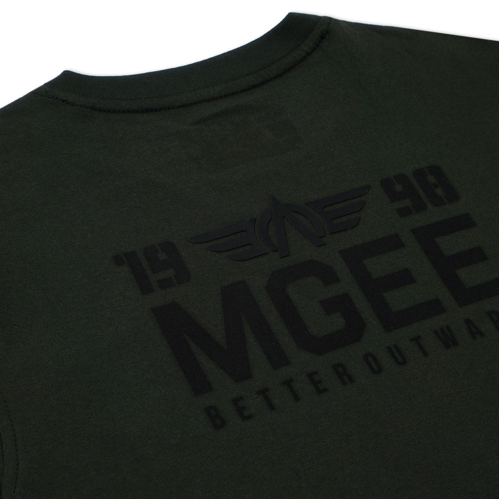 M.Gee Kaos Polos Pria Lengan Pendek Mgee Original Oliver C080 Green