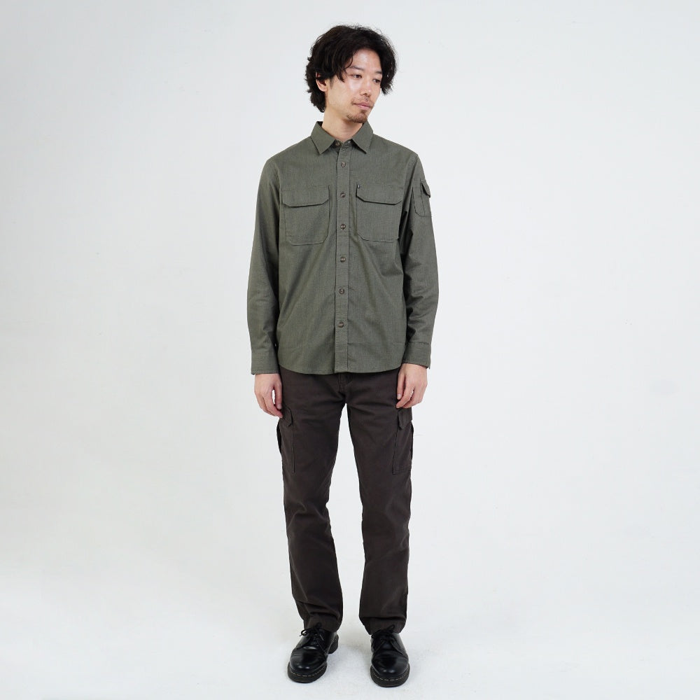Shirt Long Sleeve Gordon 57 Olive