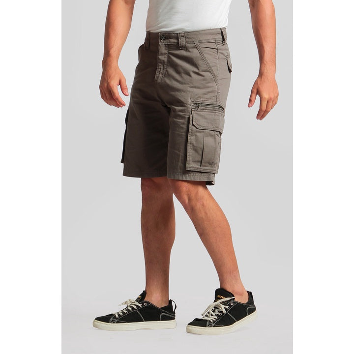 Short Pants Cargo Rows C003 Light Grey