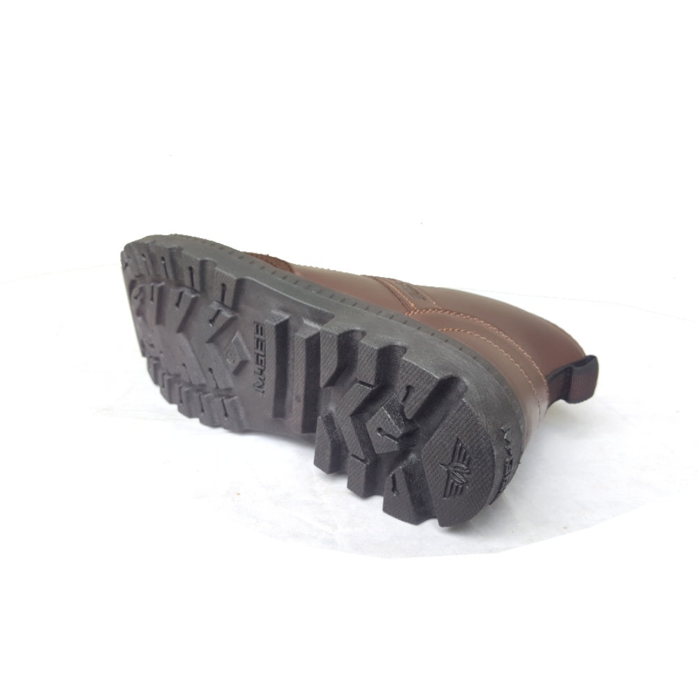 M.Gee Sepatu Pria Tali Resleting Ori Mgee Original MG-COMBAT Coklat