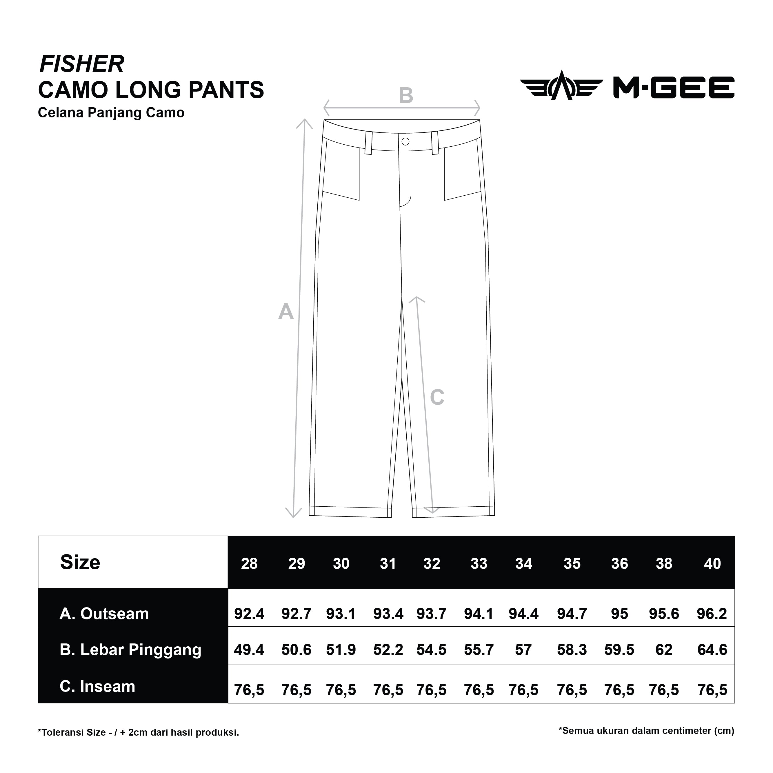 Pant Camo Lightweight Series Fisher