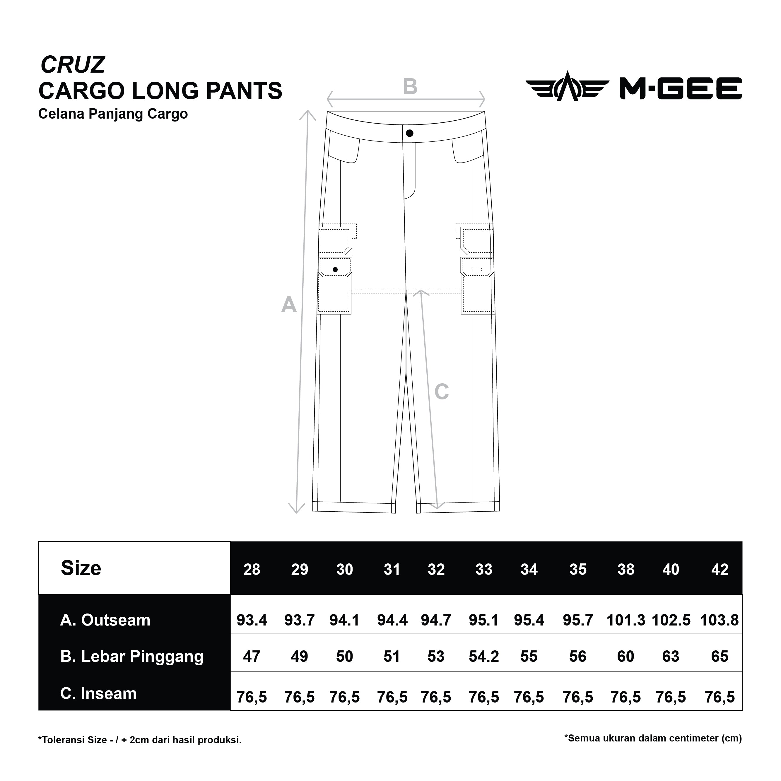 Pants Cargo Cruz Grey