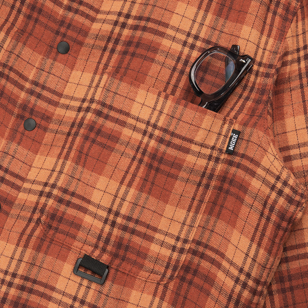 Kemeja Flannel Jazon C001 Orange
