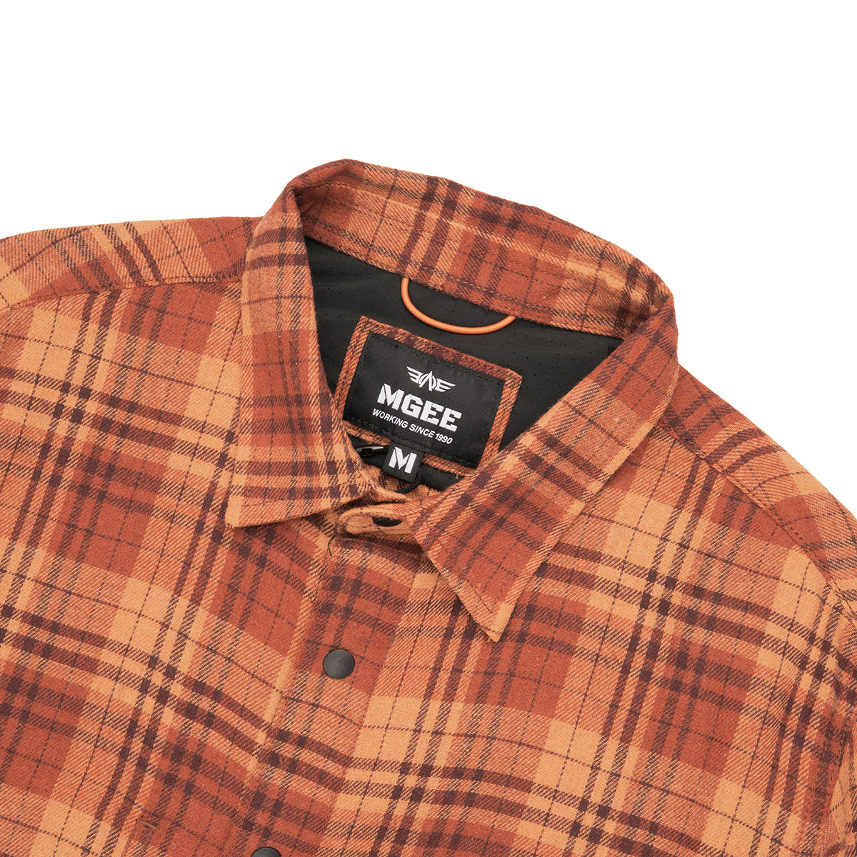 Kemeja Flannel Jazon C001 Orange
