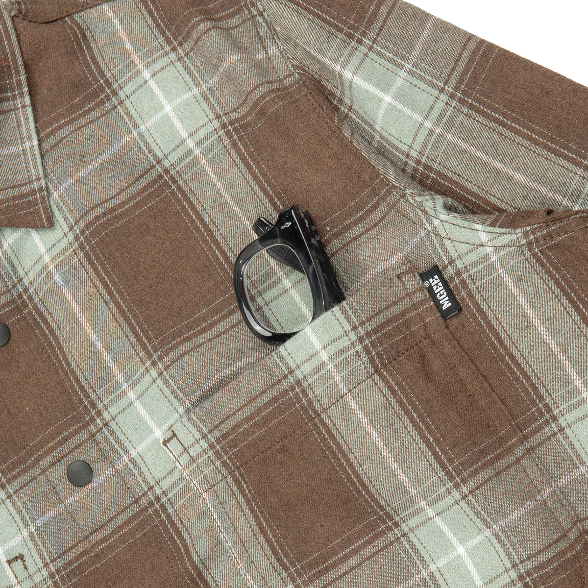 Kemeja Flannel Jazon C001 Olive