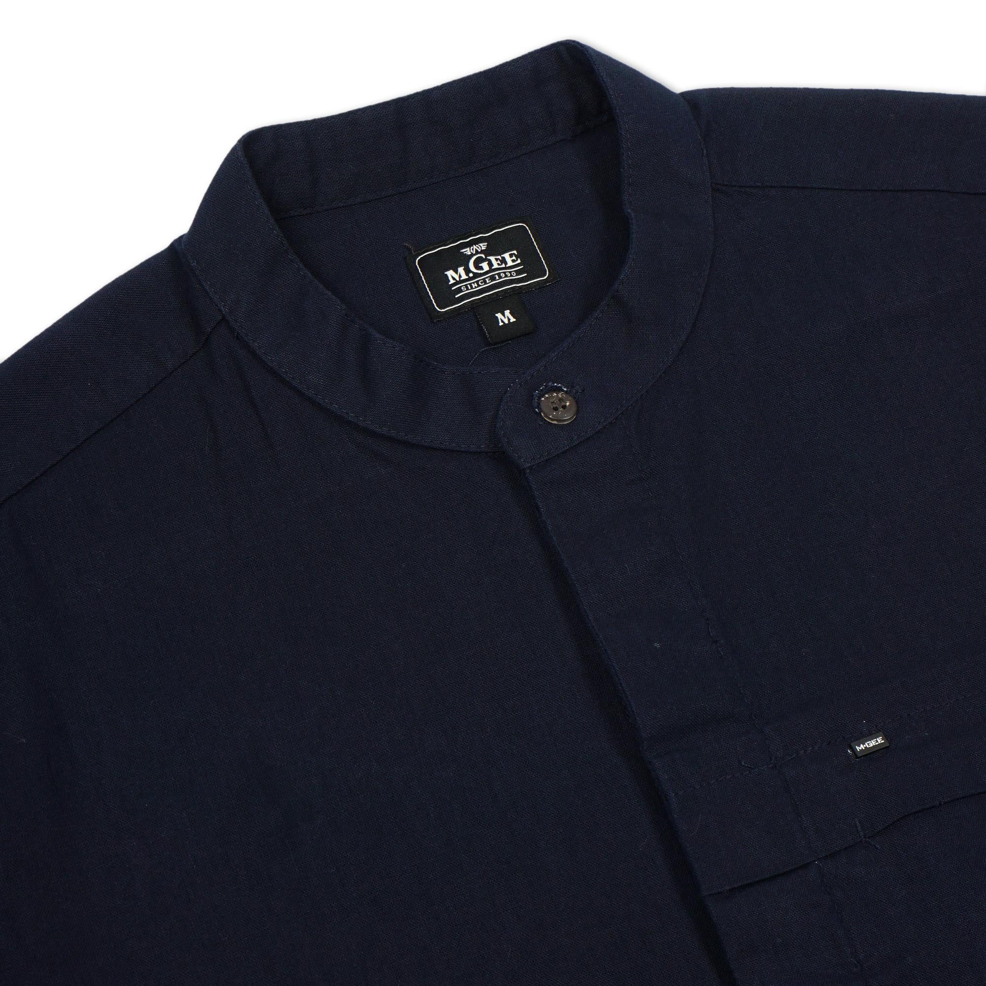 M.Gee Kemeja Koko Mgee Baju koko Terbaru Arkan C008 Navy