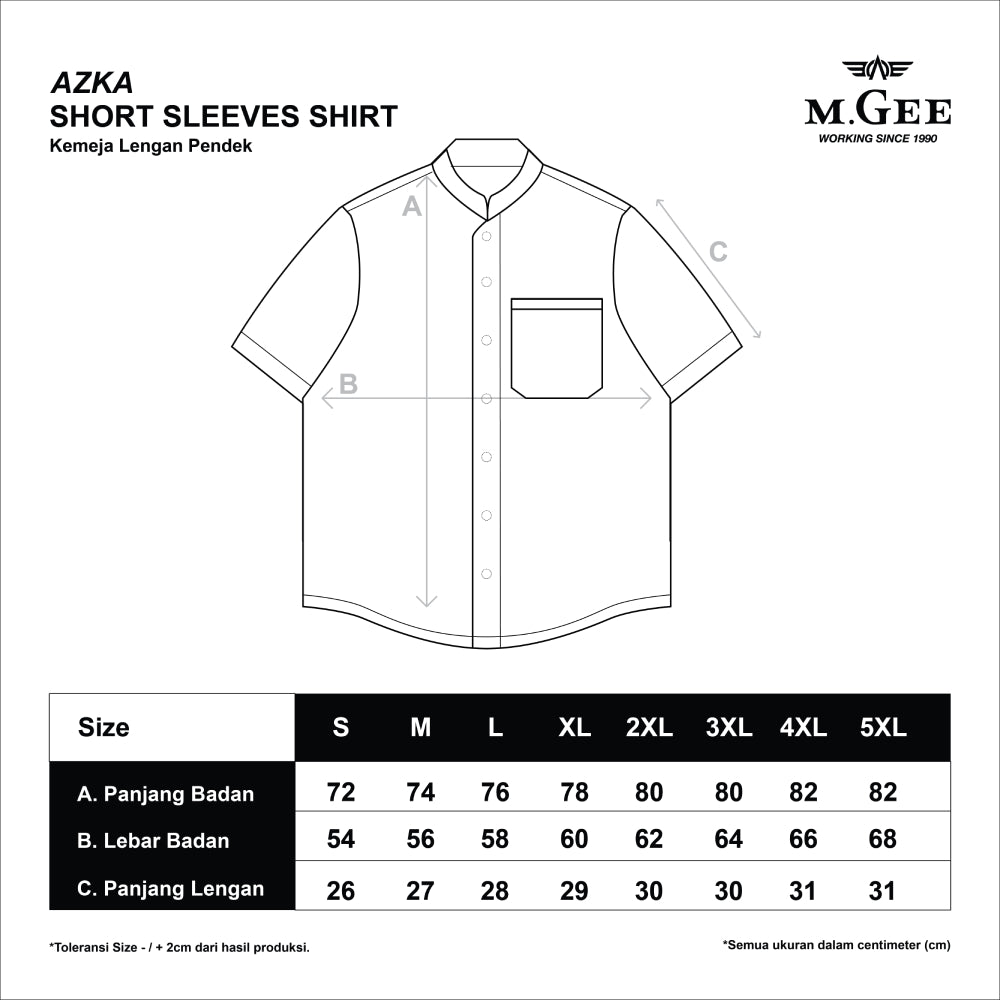 Baju Koko Azka C082 Cream