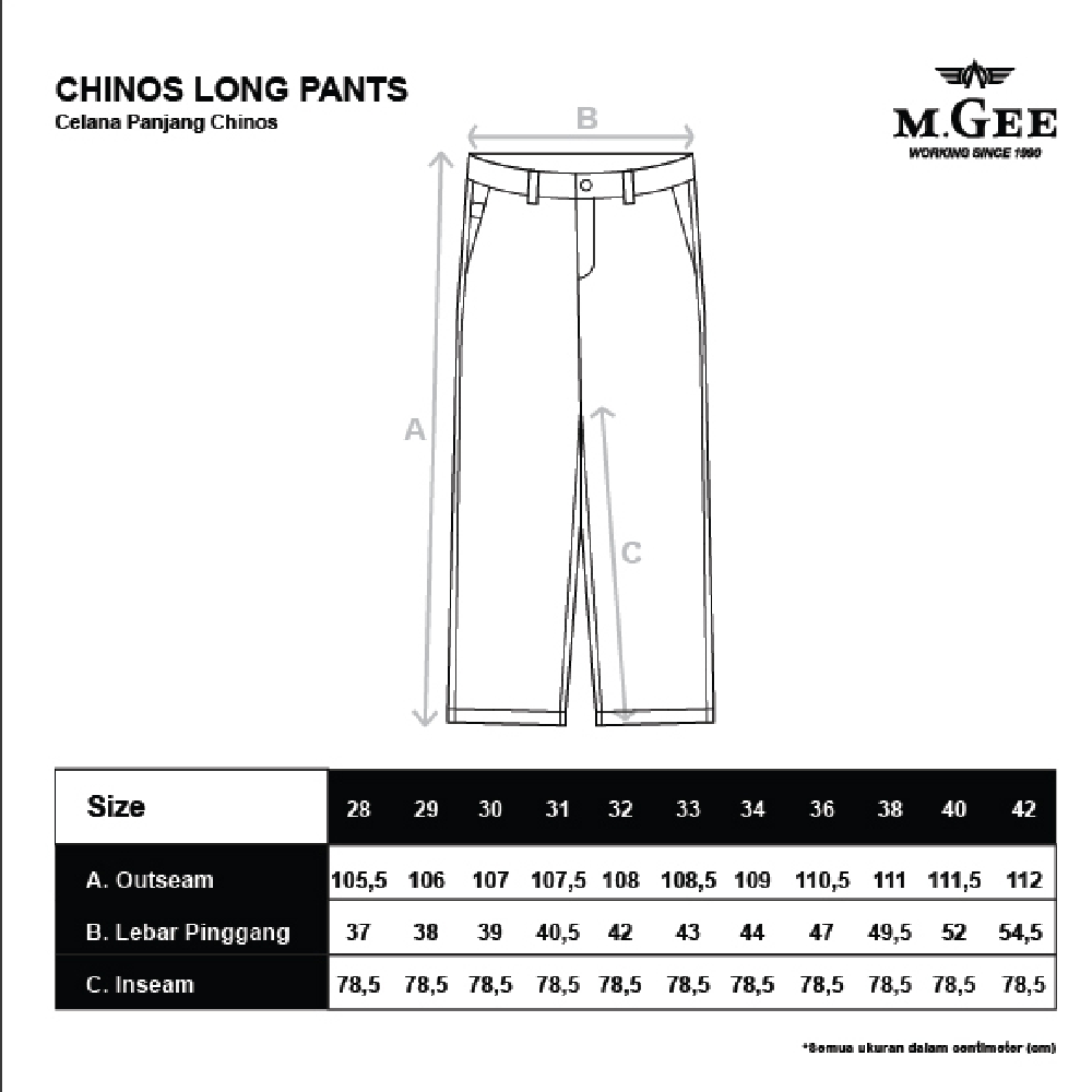 Celana Chinos Panjang FORZA C043 Khaky