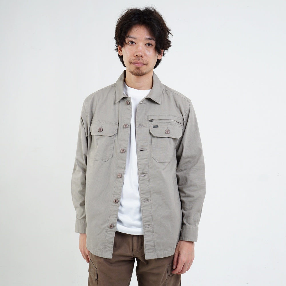 Kemeja Jaket Outdoor North C004 Khaky