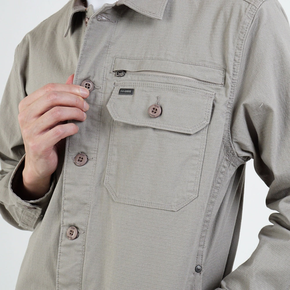 Kemeja Jaket Outdoor North C004 Khaky