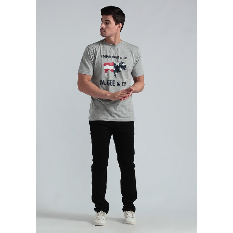 M.Gee - Kaos Oblong - Cabin C002 Light Grey