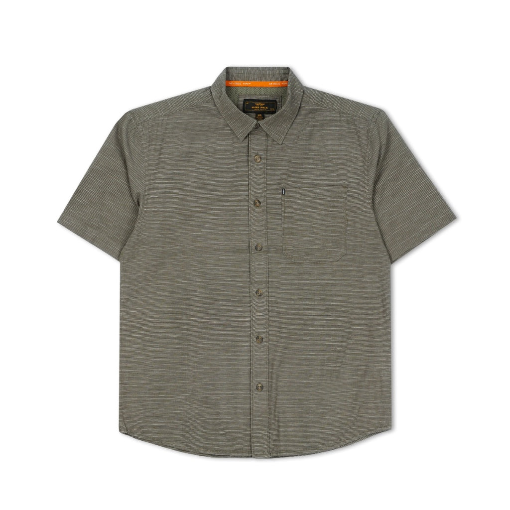 M.Gee Kemeja Pria Lengan Pendek MGee Original Denver C010 Dark Olive