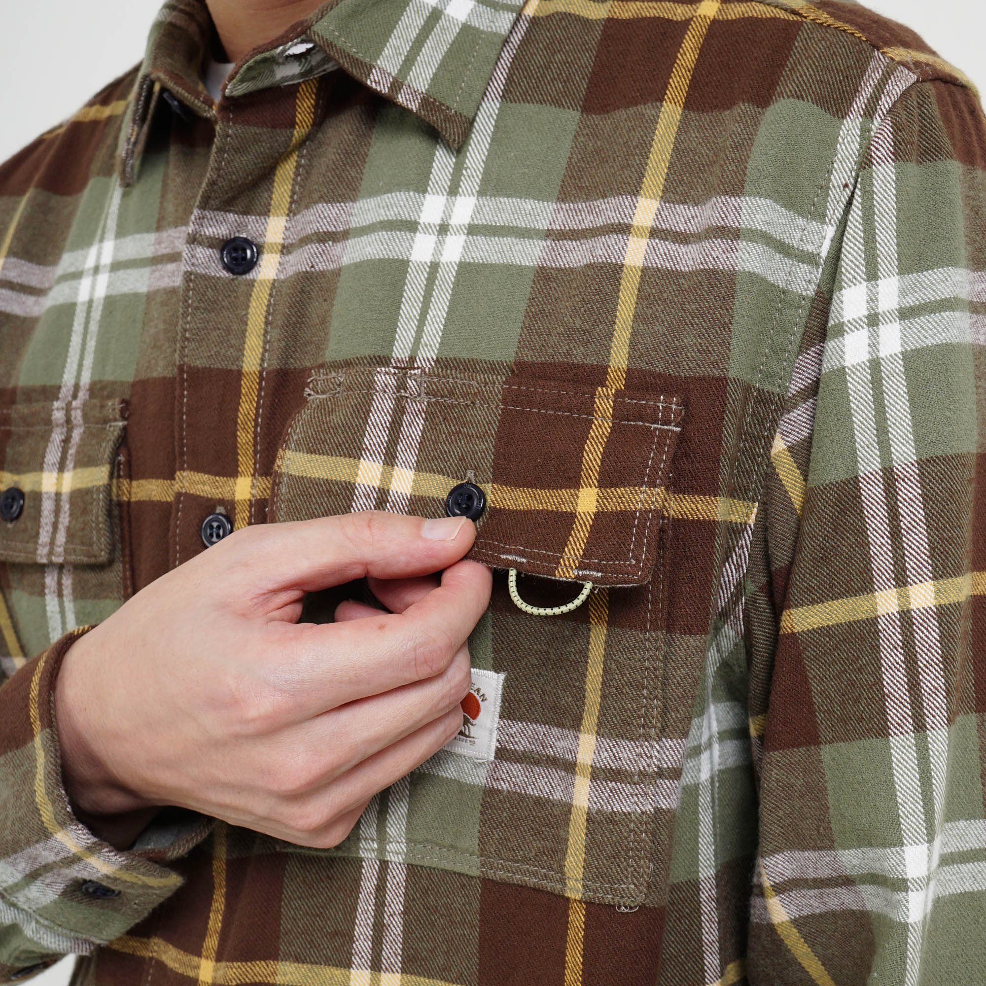 Shirt Long Sleeve TAKODA Olive