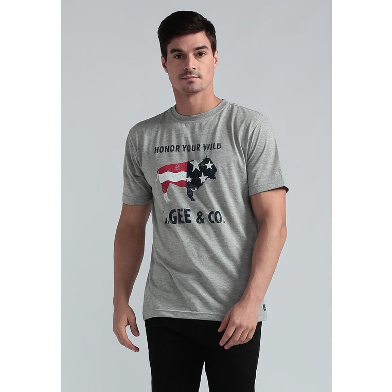M.Gee - Kaos Oblong - Cabin C002 Light Grey
