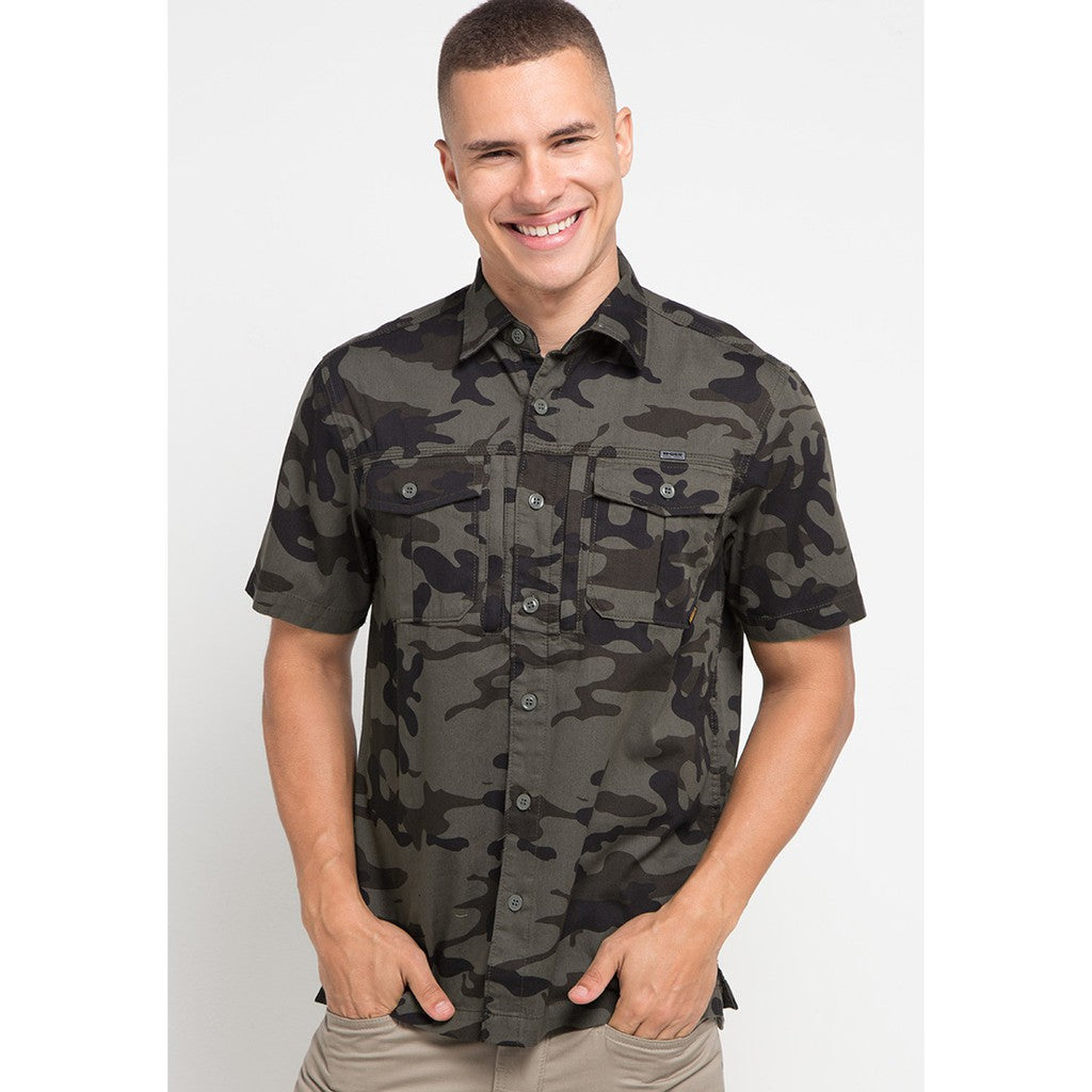 Kemeja lengan Pendek Yankee C004 Green
