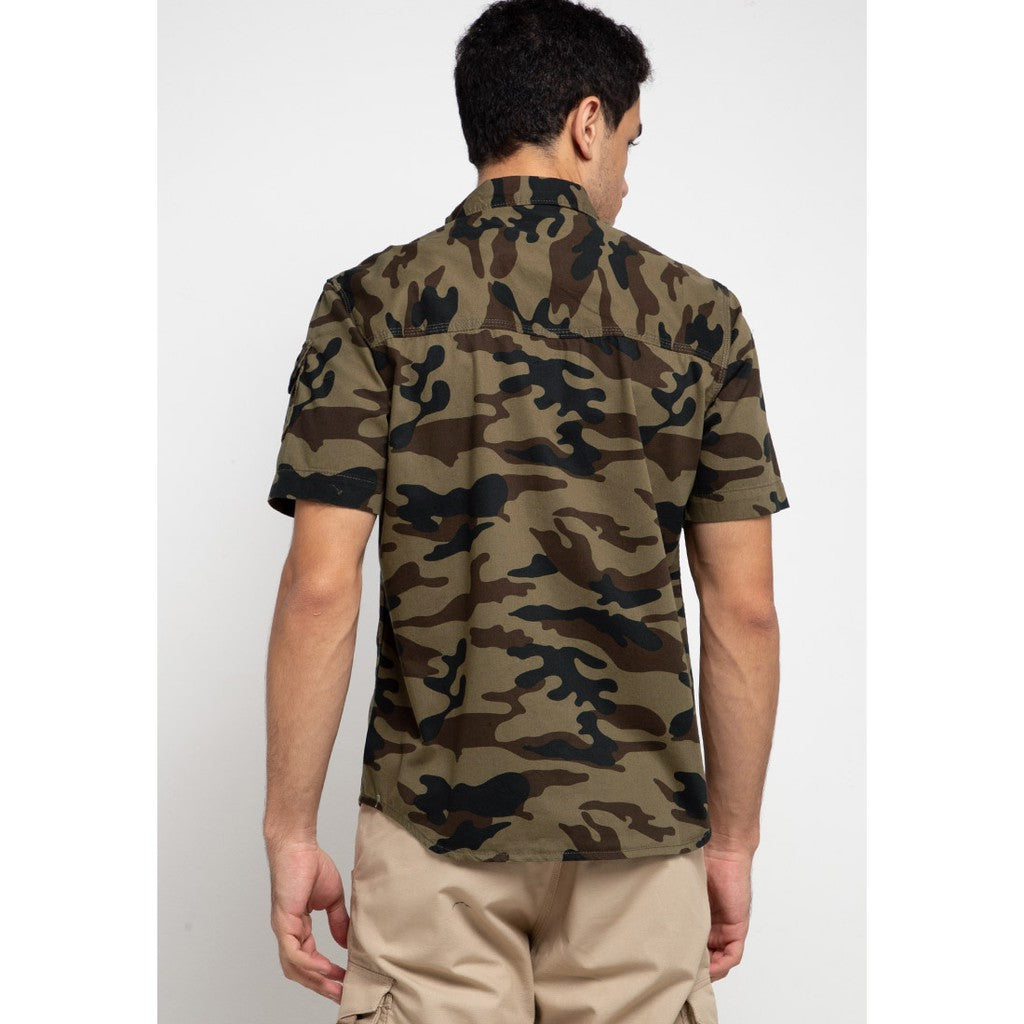 M.Gee - Kemeja Outdoor Lengan Pendek - Yankee C002 Green