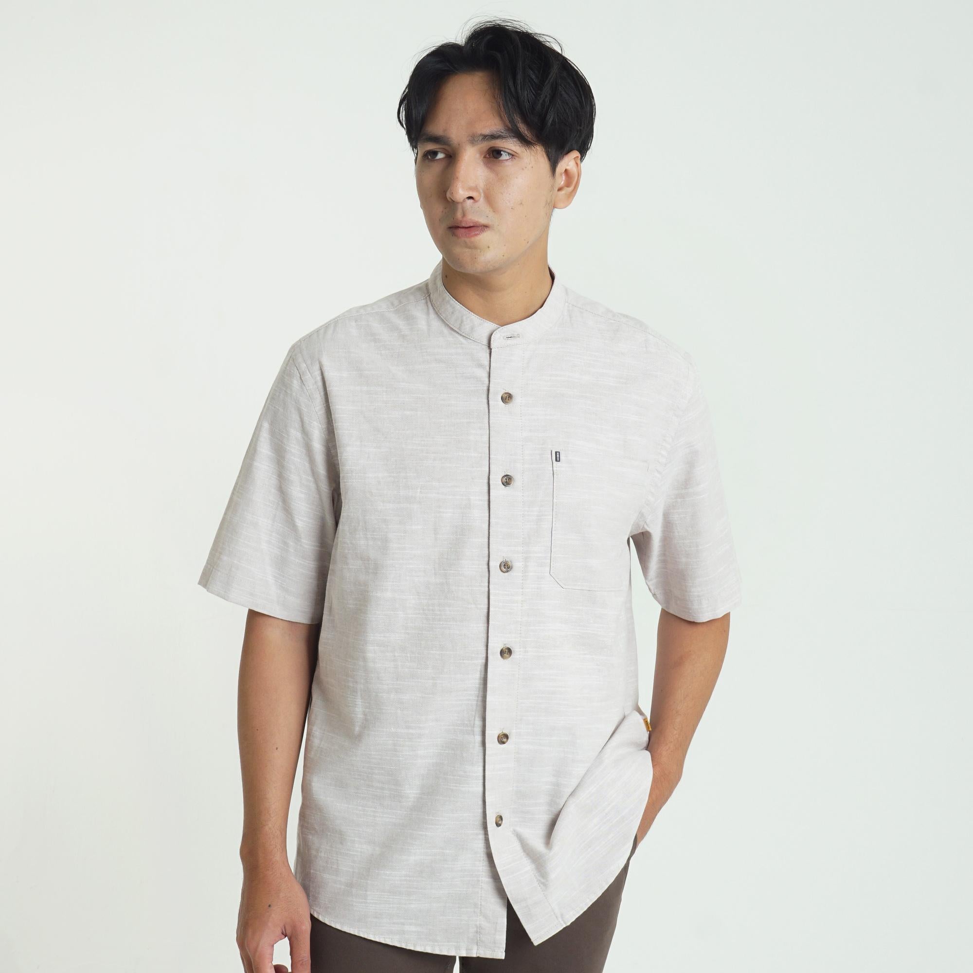 M.Gee Kemeja Koko Mgee Baju koko Terbaru Azka C063 Cream