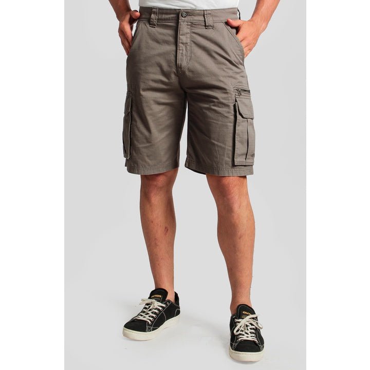 Short Pants Cargo Rows C003 Light Grey