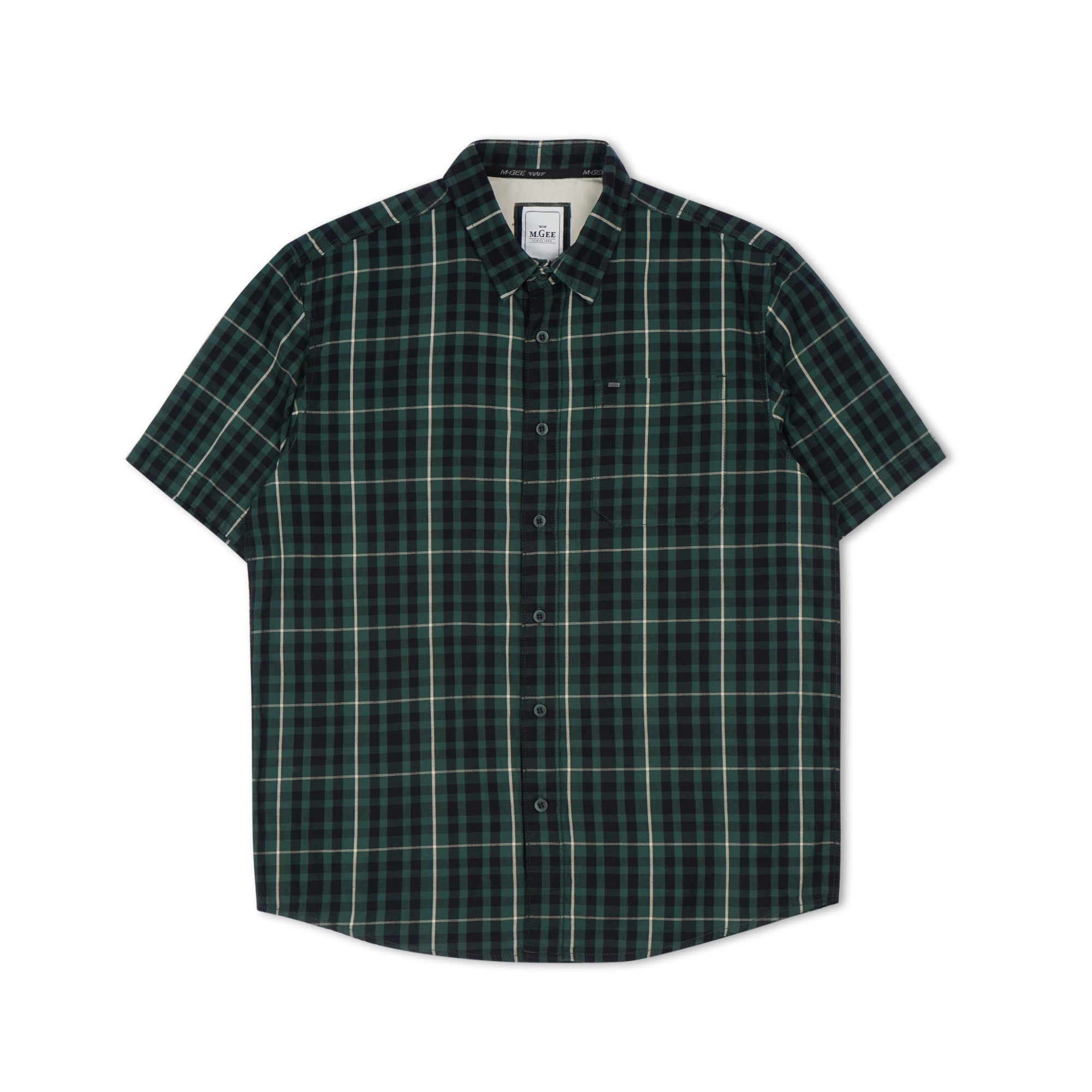 Kemeja Lengan Pendek ALTO C152 Dark Green