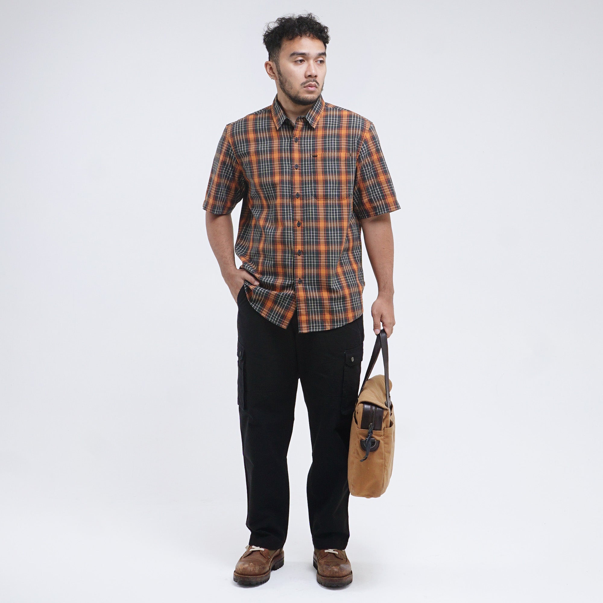 Kemeja Lengan Pendek ALTO C172 Green
