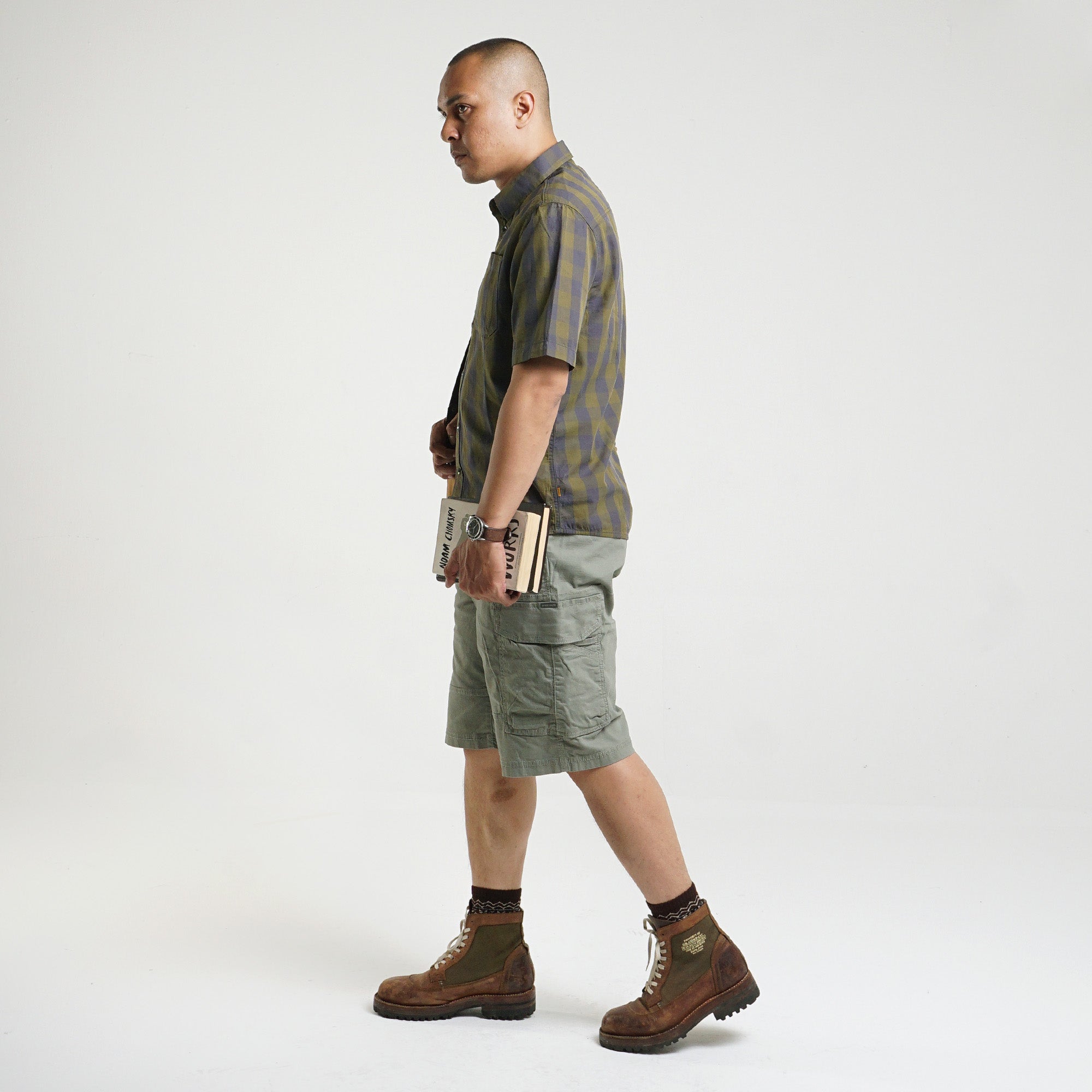 Kemeja Lengan Pendek ALTO C151 Olive