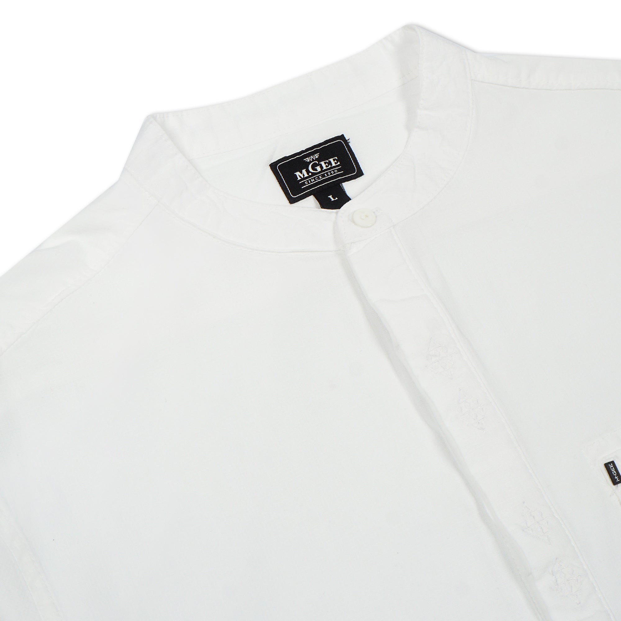Baju Koko Abram C002 White
