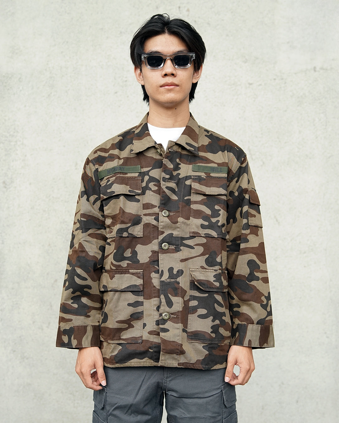 Jacket Shirt Chinzu C004 Olive