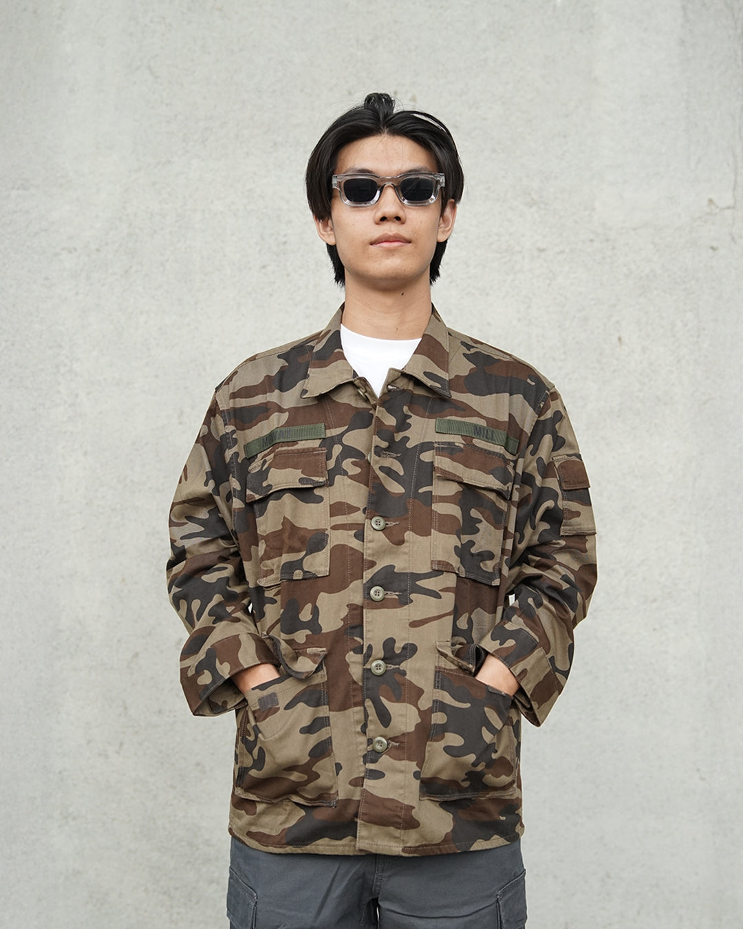 Jacket Shirt Chinzu C004 Olive