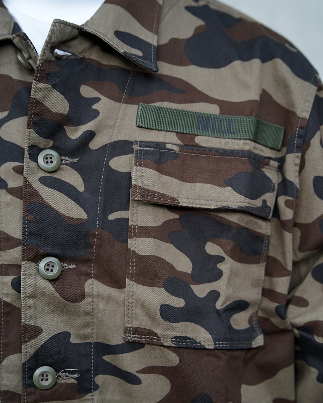 Jacket Shirt Chinzu C004 Olive