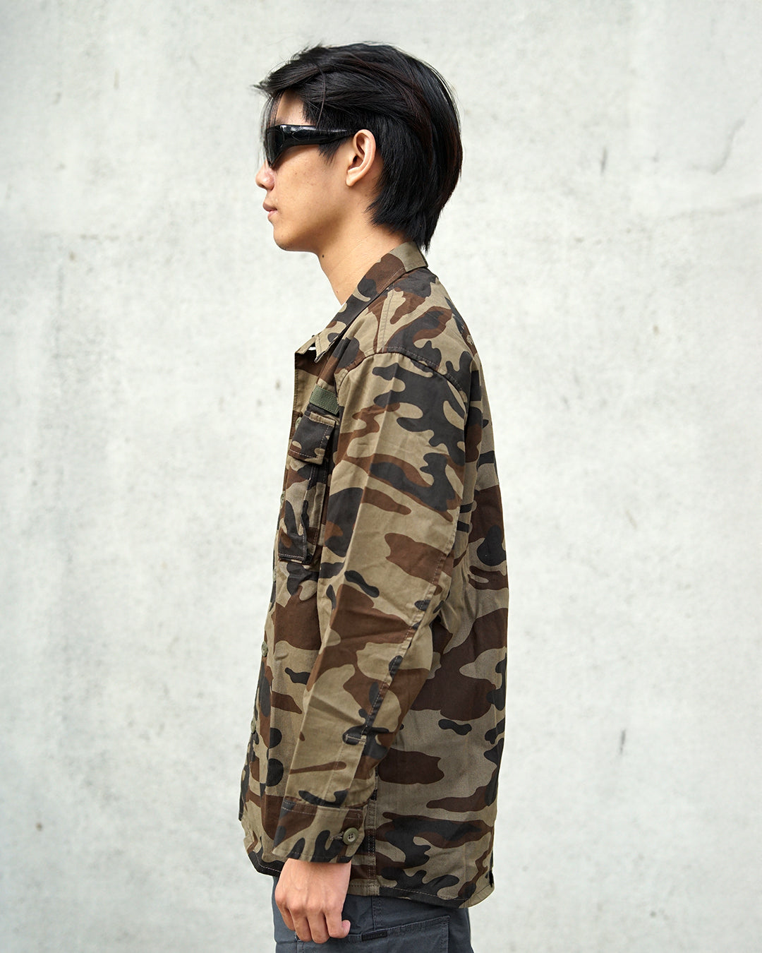 Jacket Shirt Army MGWay Chou C003 Olive