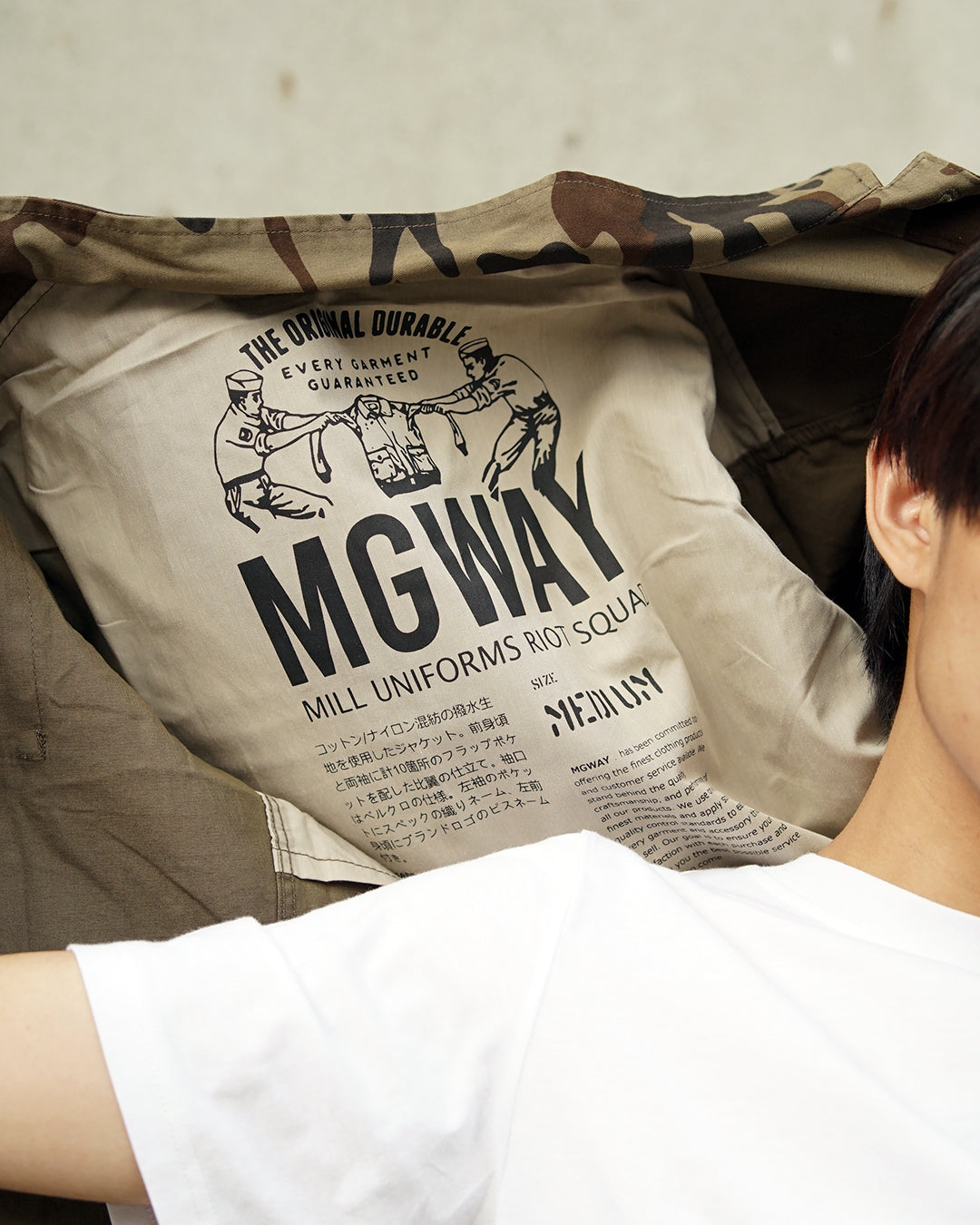 Jacket Shirt Army MGWay Chou C003 Olive