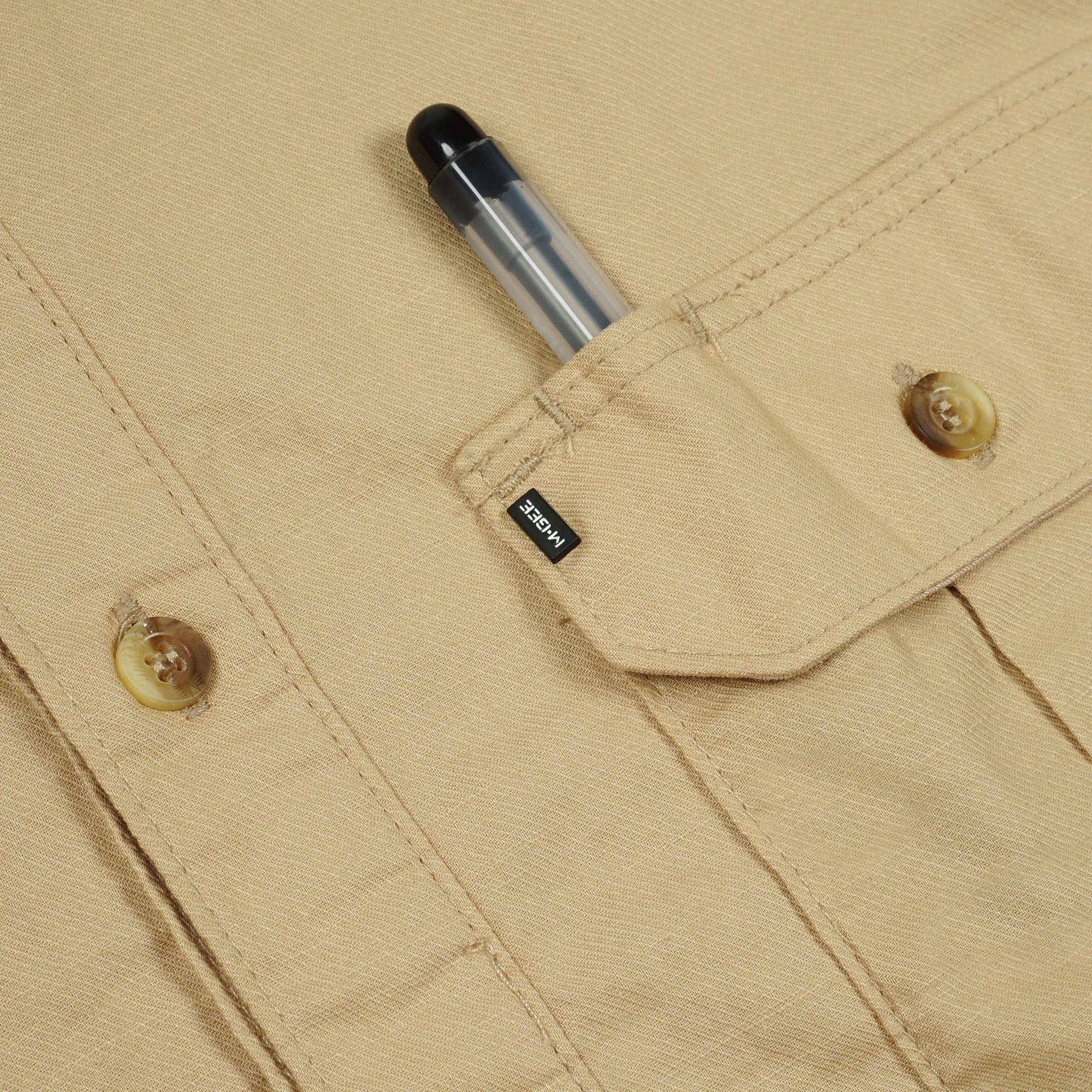 Shirt Long Sleeve Outdoor CAMPER KHAKY