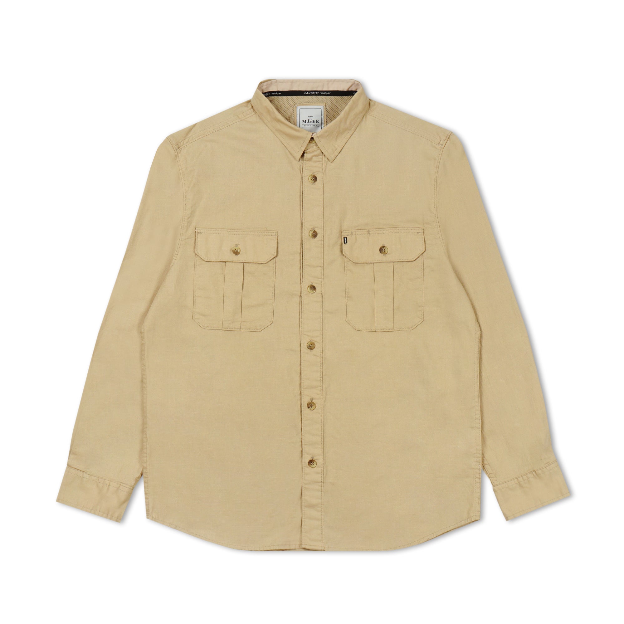 Shirt Long Sleeve Outdoor CAMPER KHAKY