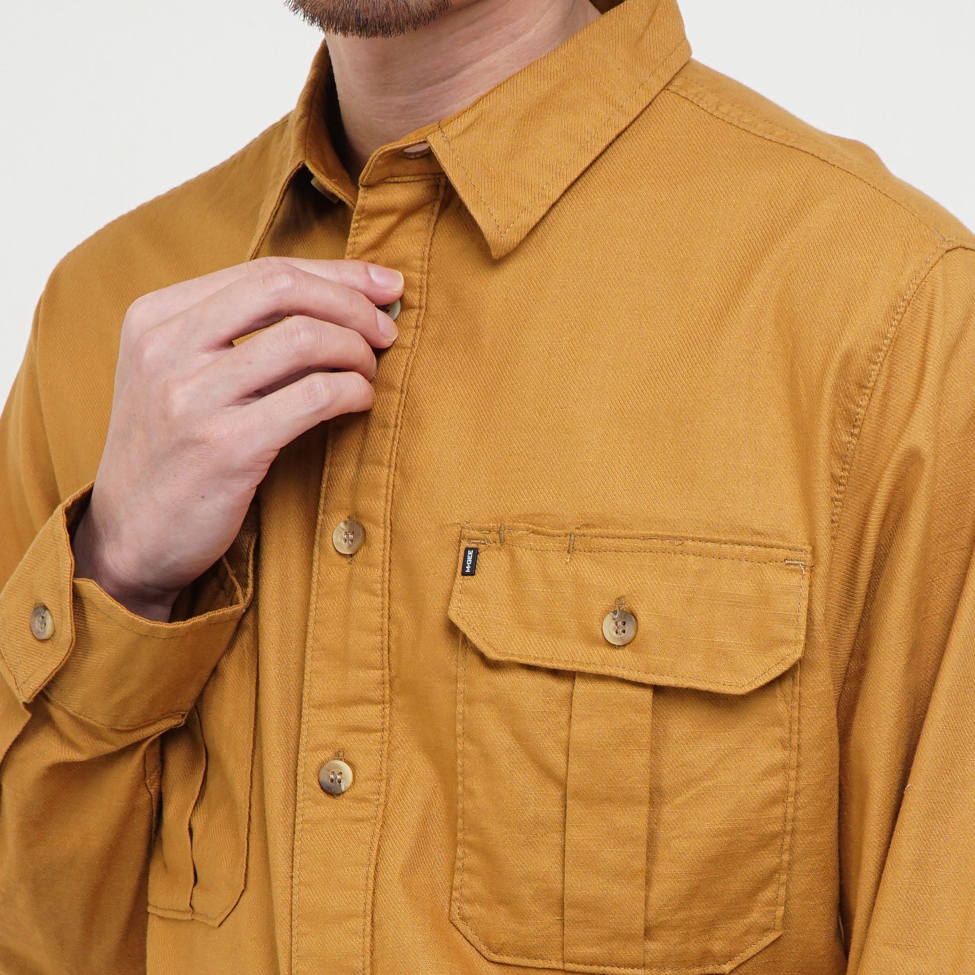 Shirt Long Sleeve Outdoor CAMPER YELLOW
