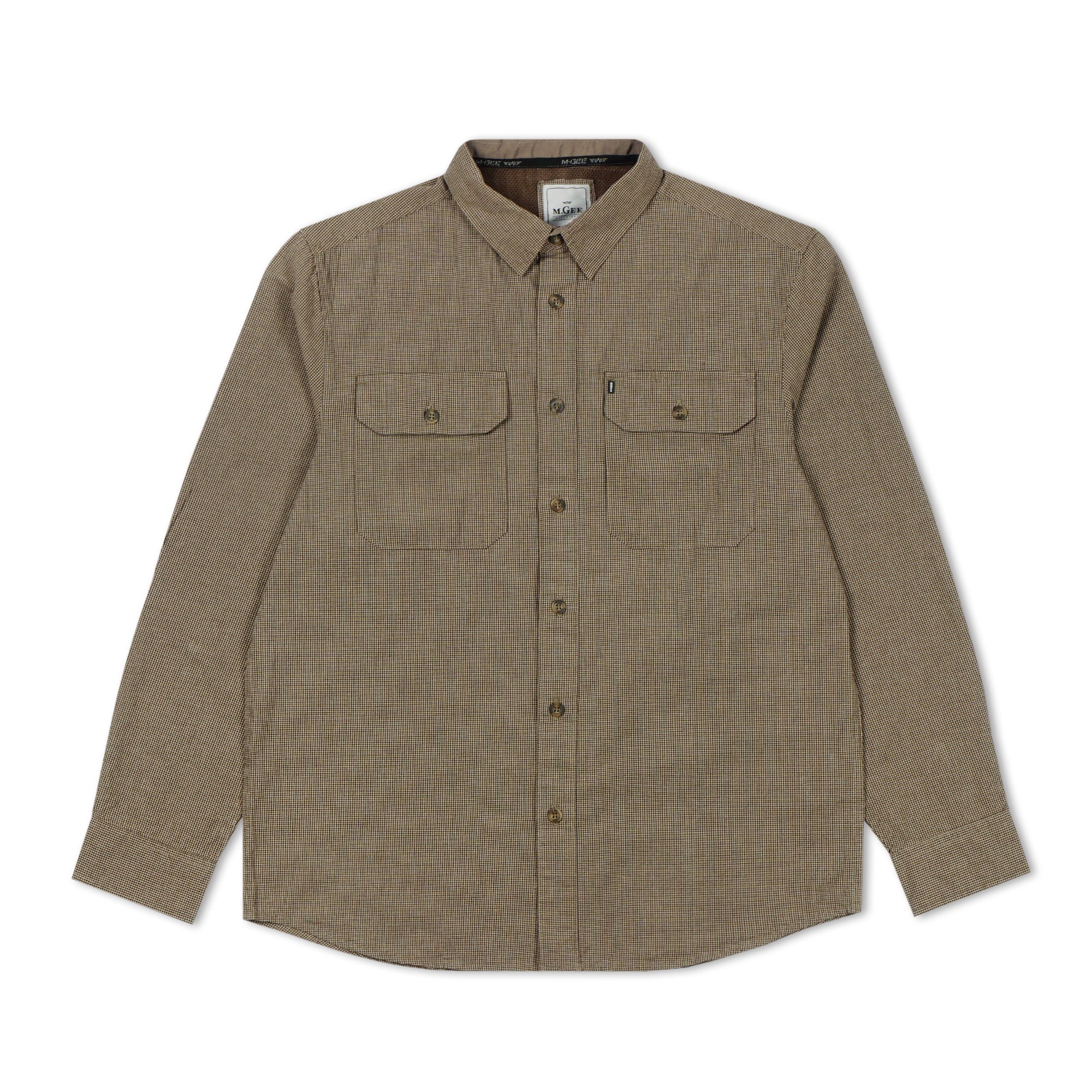 Shirt Long Sleeve Outdoor CAMPER BROWN Shirt