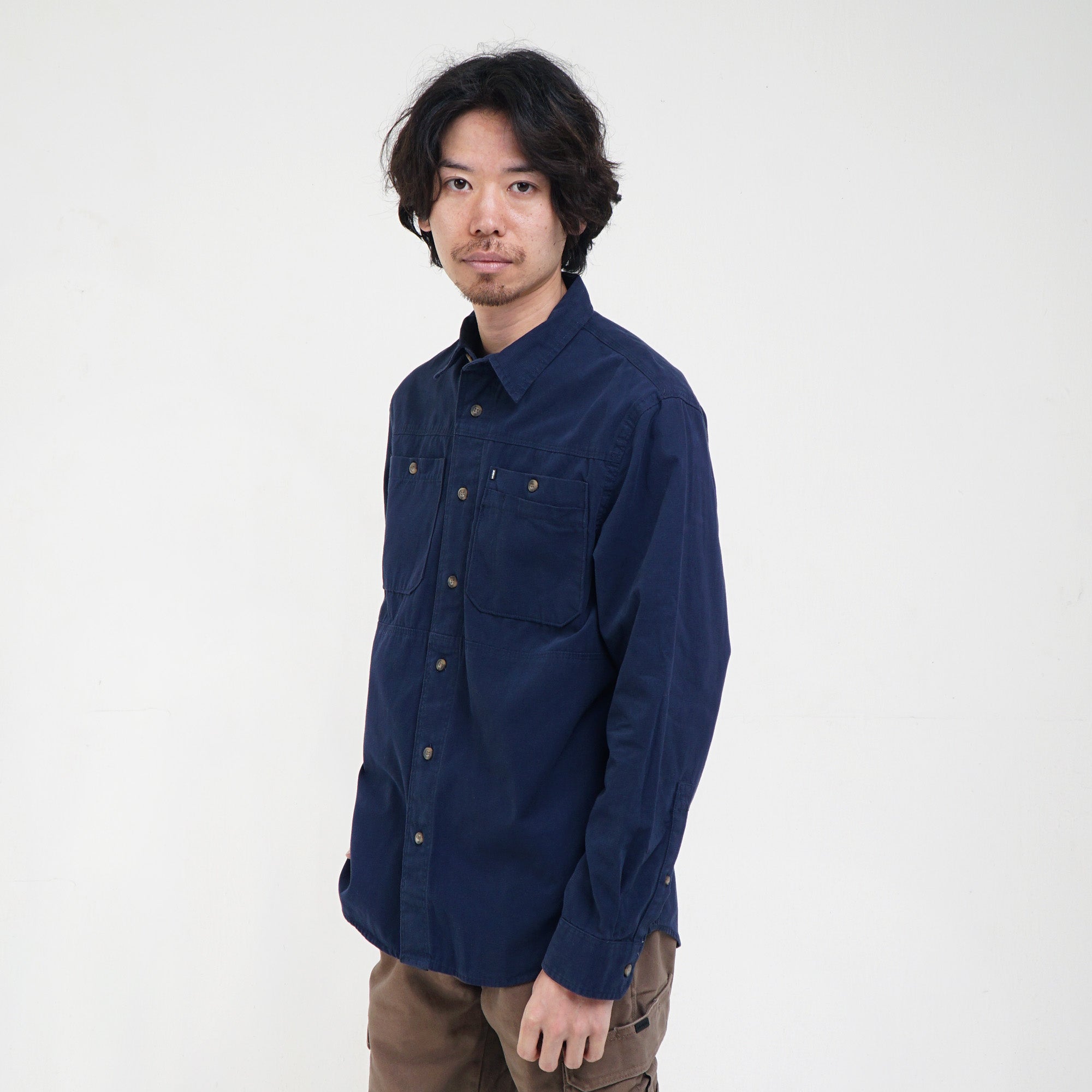 Kemeja Lengan Panjang CAMPER C013 NAVY
