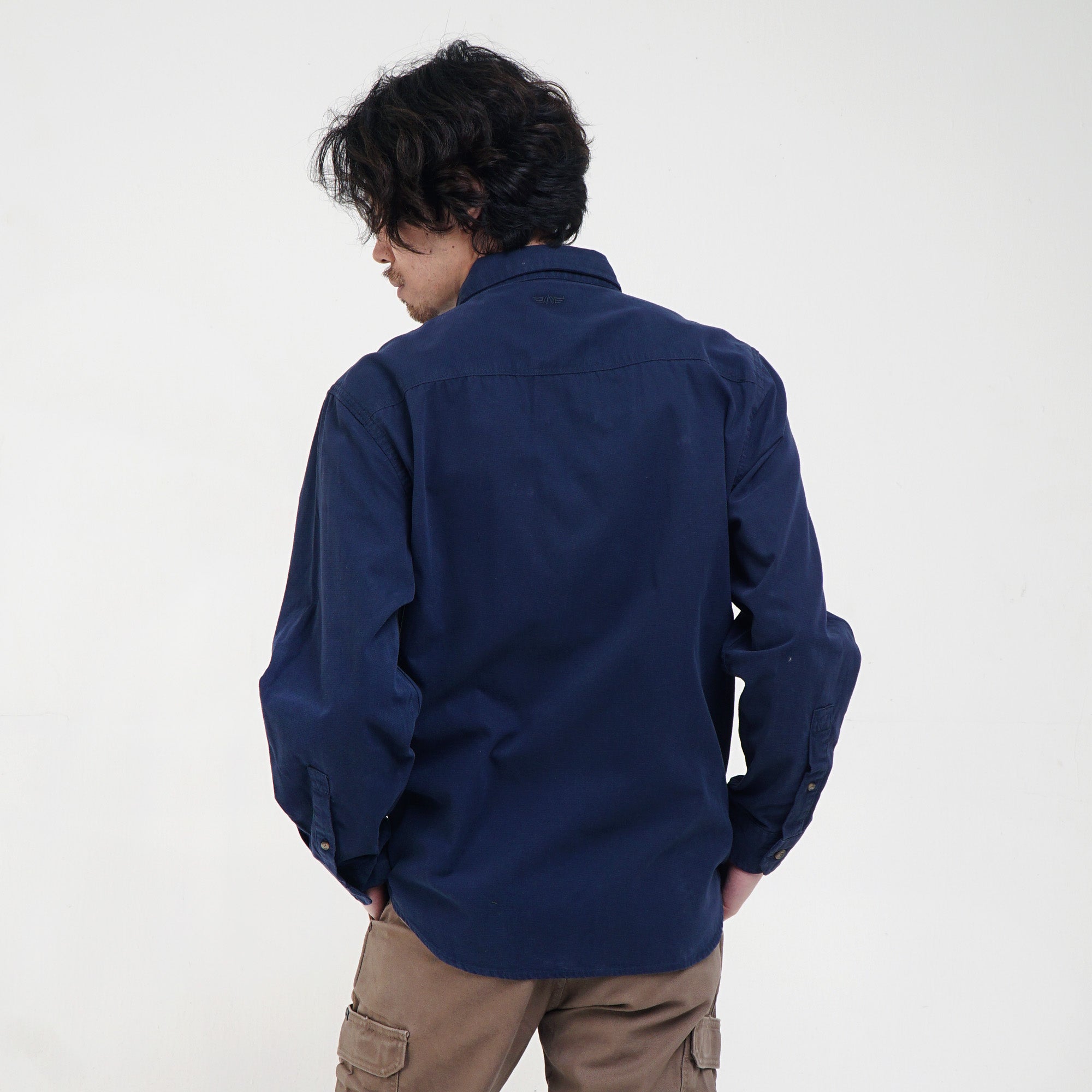 Kemeja Lengan Panjang CAMPER C013 NAVY