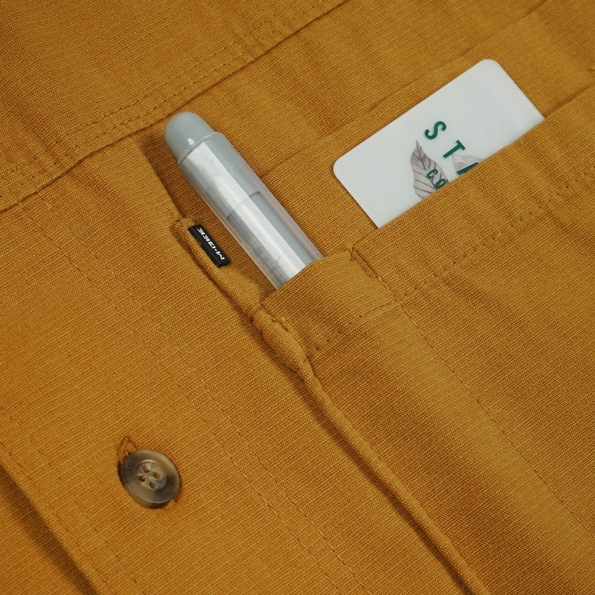 Kemeja Lengan Panjang CAMPER C013 YELLOW