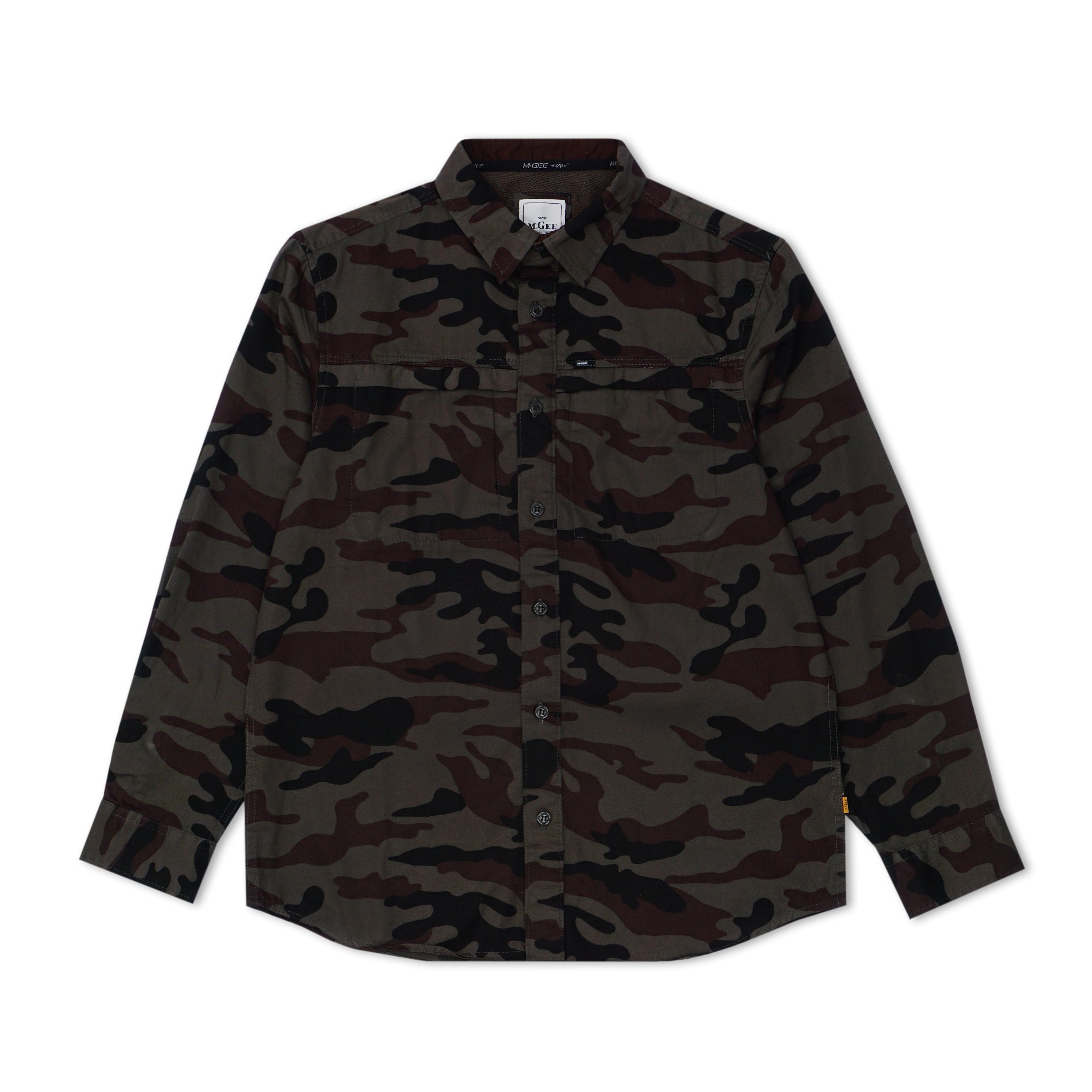 Shirt Long Sleeve CAMPER 19 DK GREEN