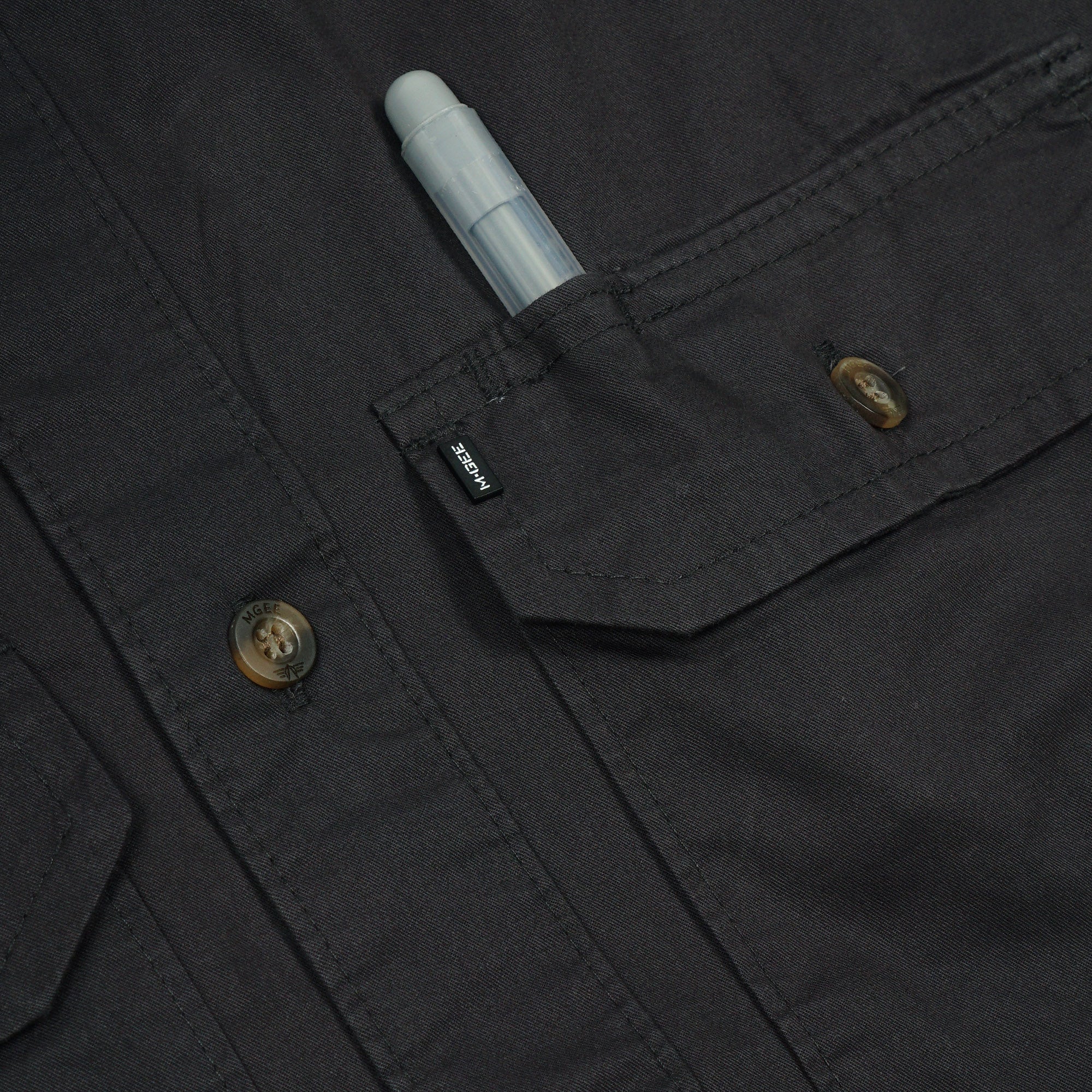 Kemeja Lengan Panjang CAMPER C020 Dark Grey