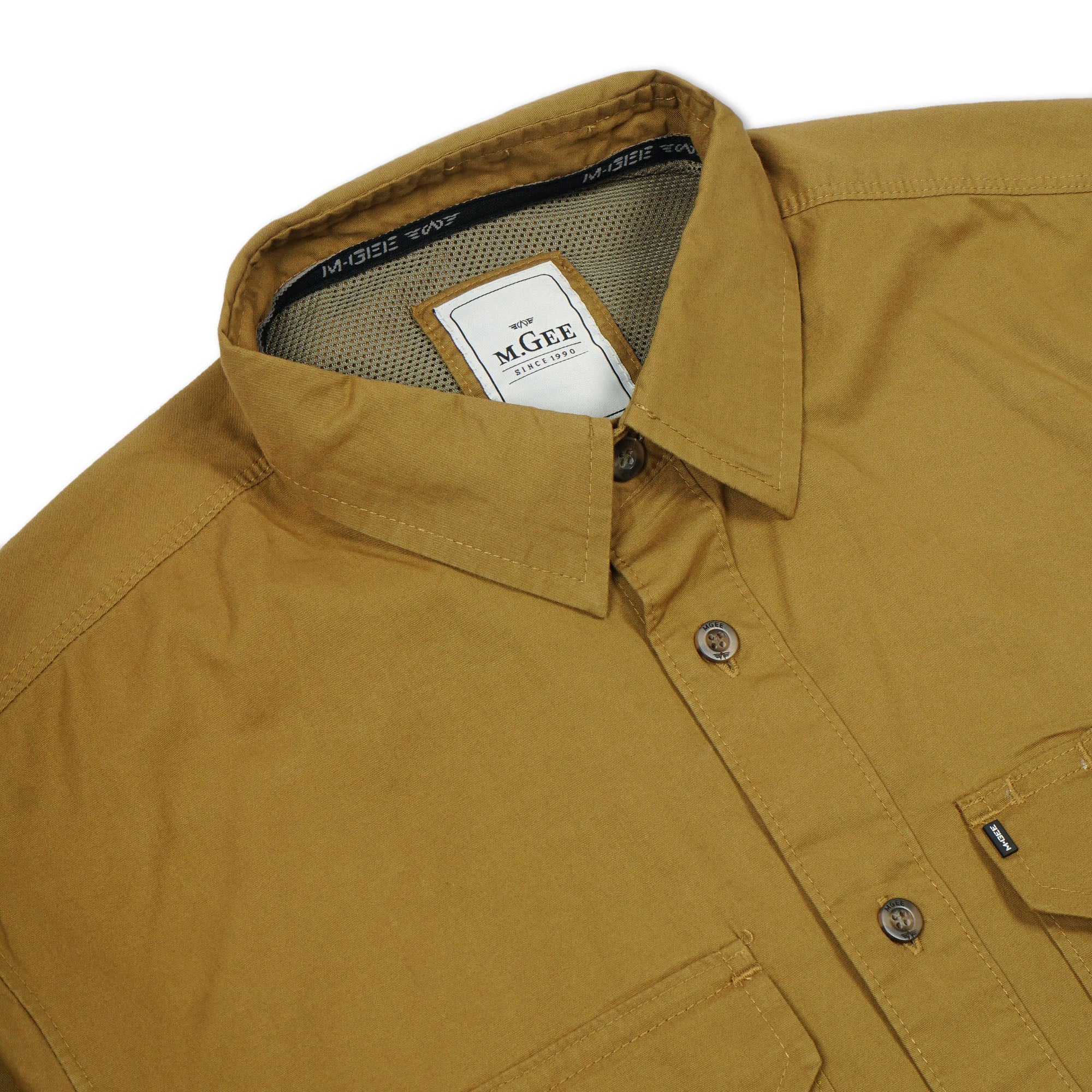 M.Gee Kemeja Pria Lengan Panjang Outdoor Mgee Camper C020 Light Brown
