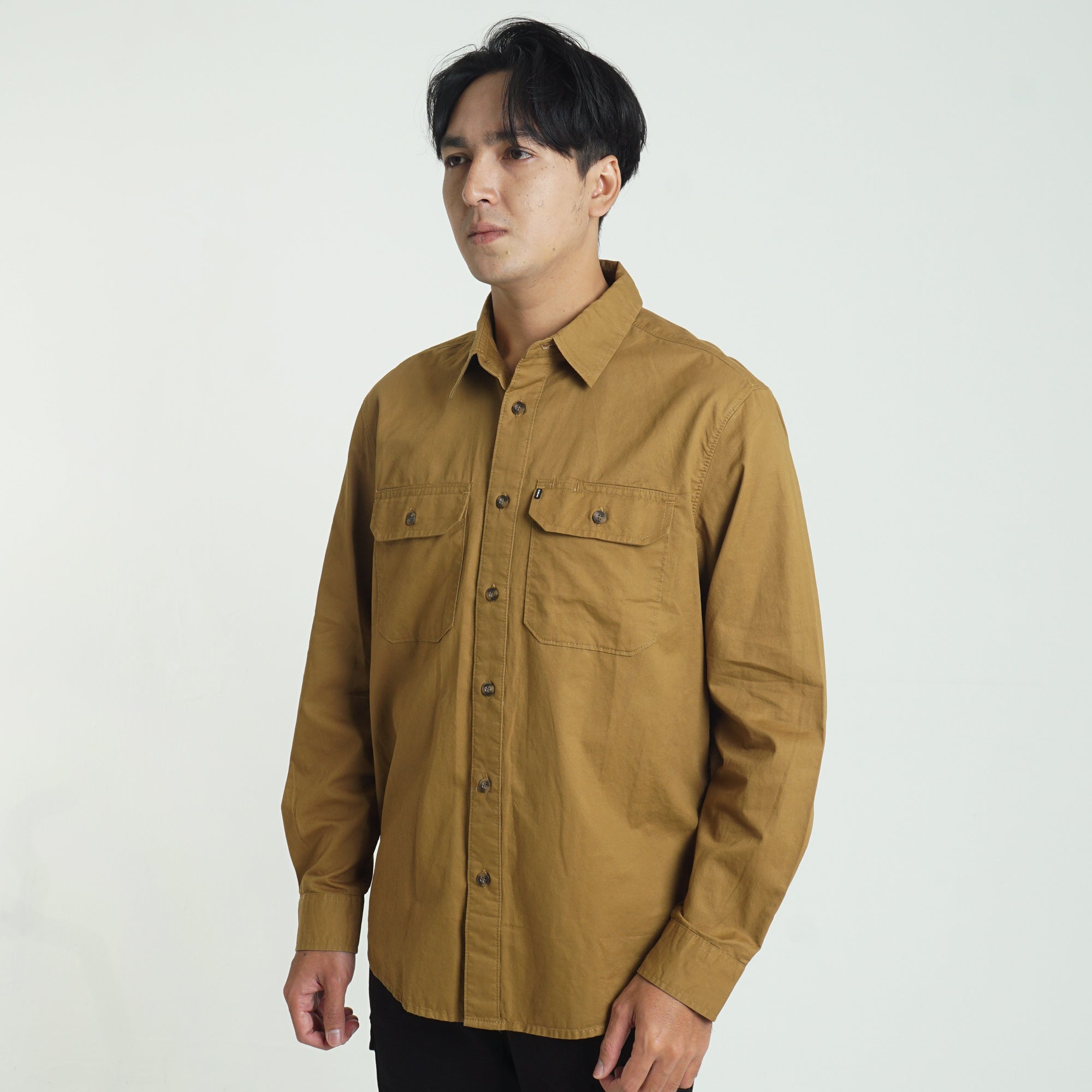 Long Sleeved Shirt CAMPER Light Brown