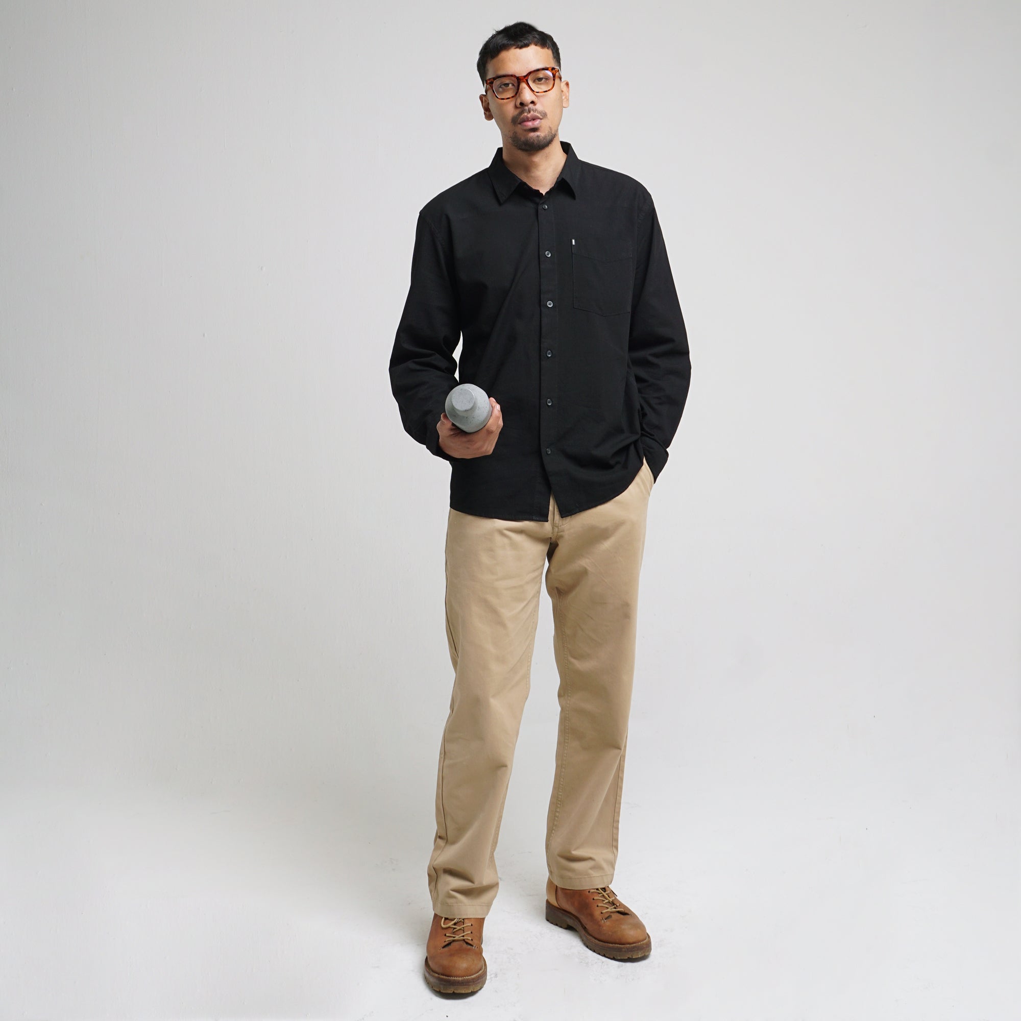 Celana Chinos Panjang Forza C044 Dark Khaky