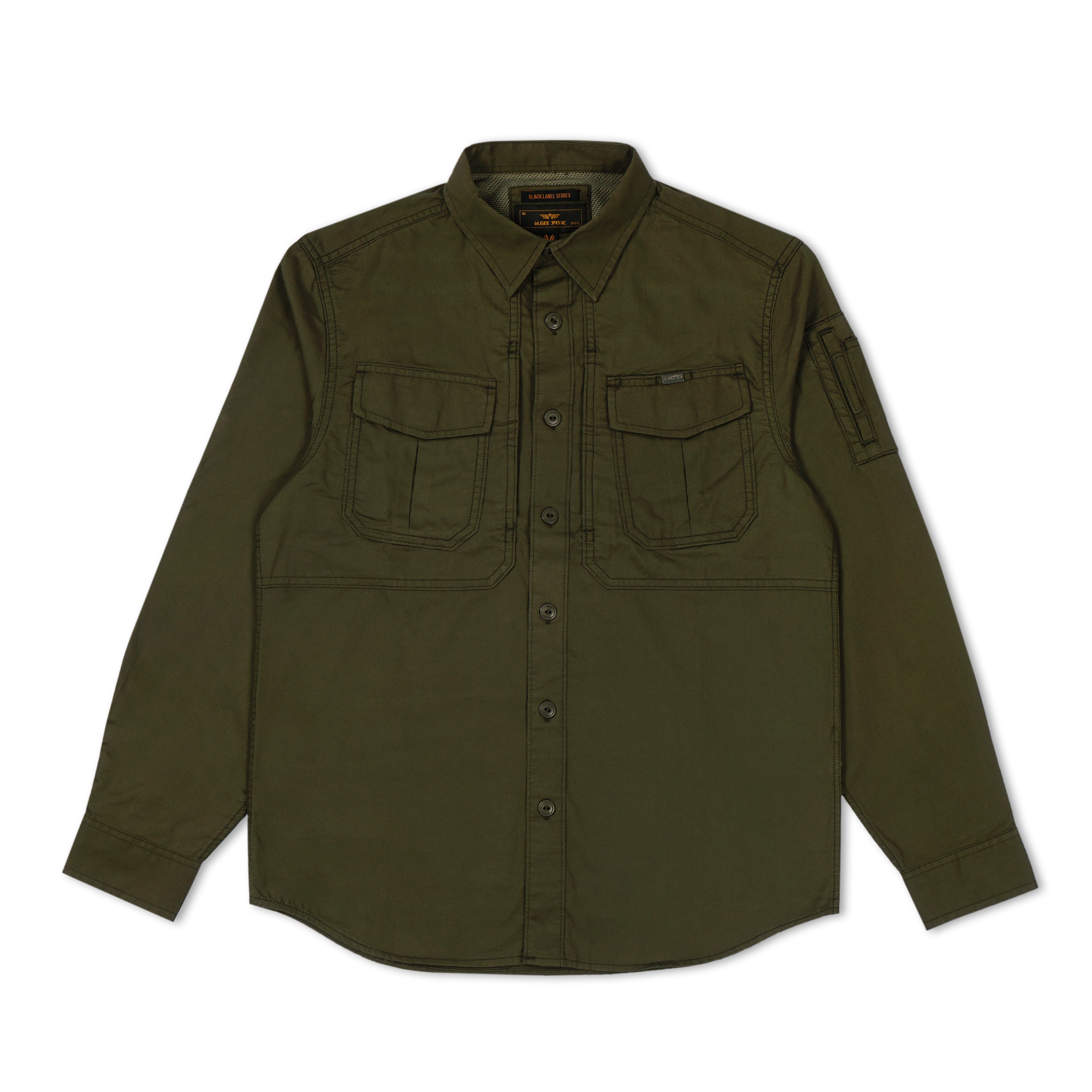 M.Gee Kemeja Outdoor Lengan Panjang Mgee Original Gordon C055 Green