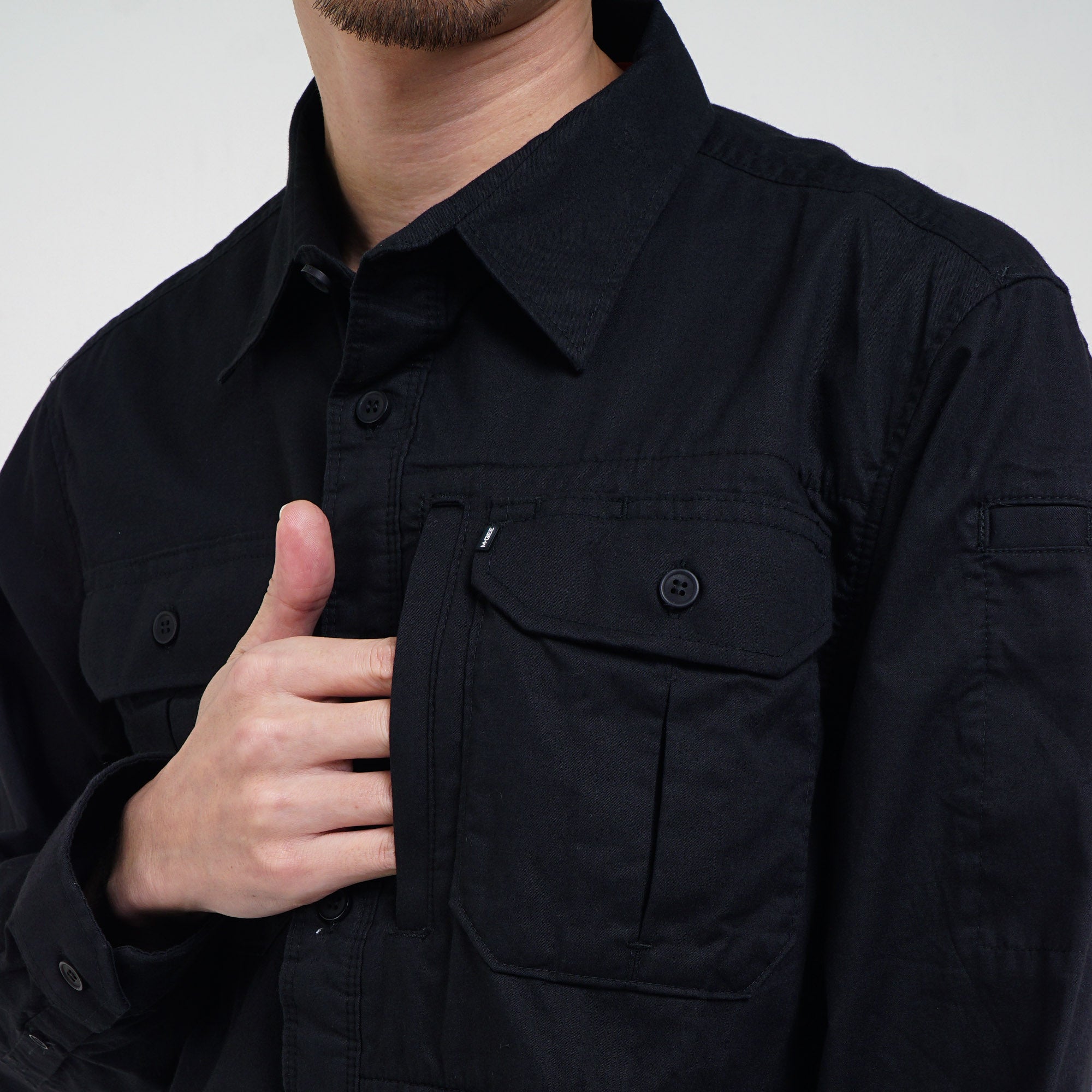 Shirt Long Sleeve GORDON BLACK