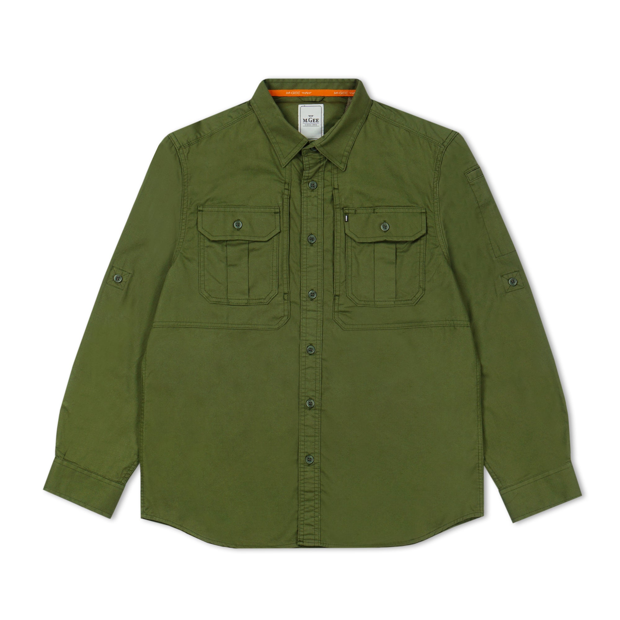 Kemeja Lengan Panjang Gordon C062 Green