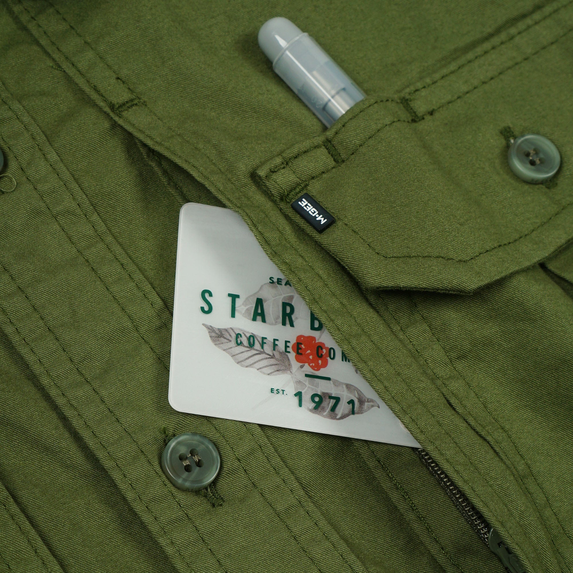 Kemeja Lengan Panjang Gordon C062 Green