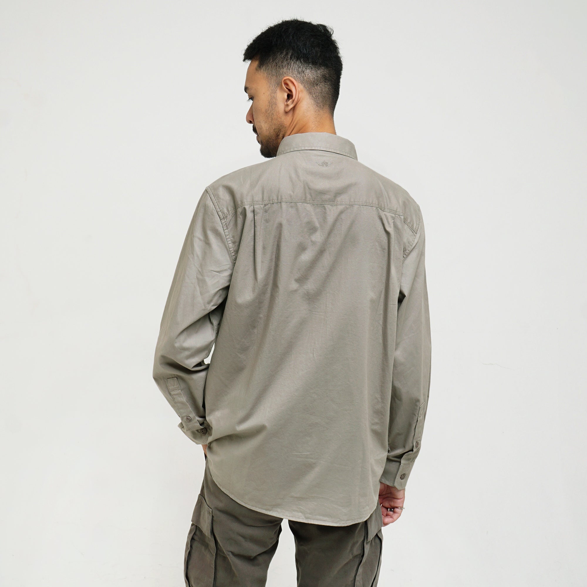 Shirt Long Sleeve GORDON LT GREY C066