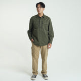 Shirt Long Sleeve Outdoor GORDON Olive