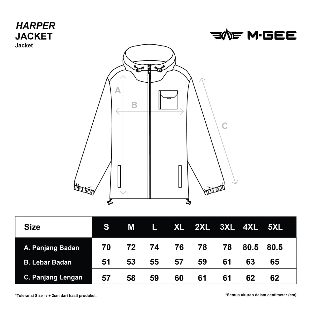 Jacket Windbreaker Lightweight Harper